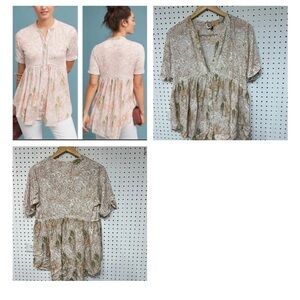 Anthropologie Akemi+Kin Floral Top